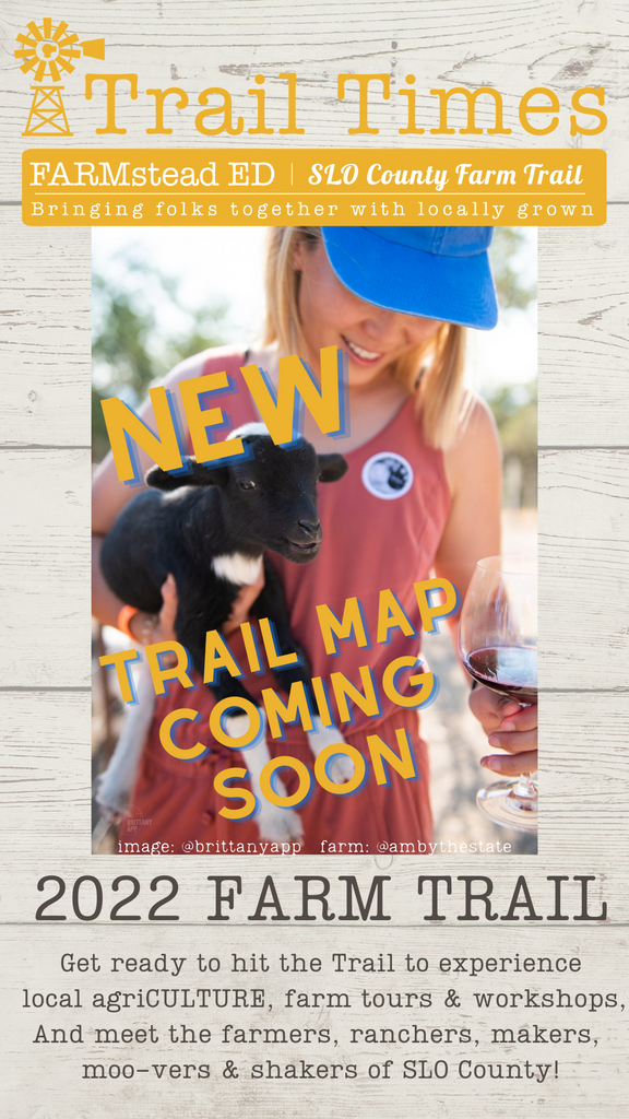 Reflections & New Beginnings for 2022 along the SLO Co Farm Trail