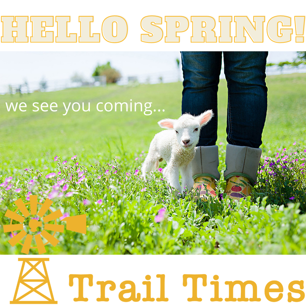 Hello Spring!  We see you coming…