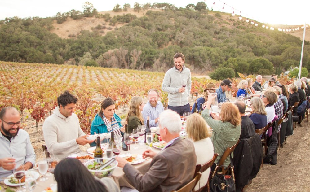 Seven Oxen's First Ever Winemaker Dinner in the Vines!