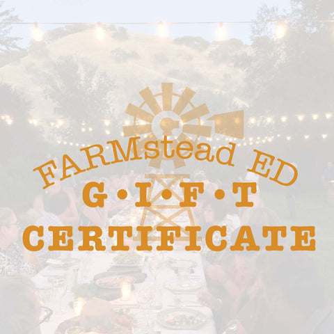 FARMstead ED Gift Certificate
